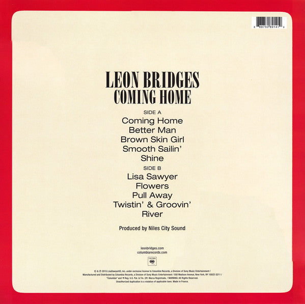 Leon Bridges ~ Coming Home (Vinyl) - Djungel & Jazz