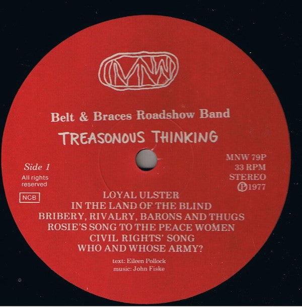 Belt & Braces Roadshow Band ~ Treasonous Thinking (Vinyl) - Djungel & Jazz