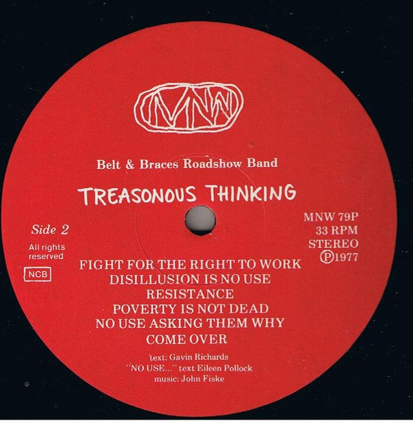 Belt & Braces Roadshow Band ~ Treasonous Thinking (Vinyl) - Djungel & Jazz