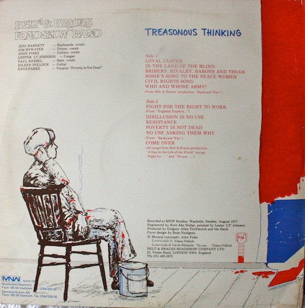 Belt & Braces Roadshow Band ~ Treasonous Thinking (Vinyl) - Djungel & Jazz