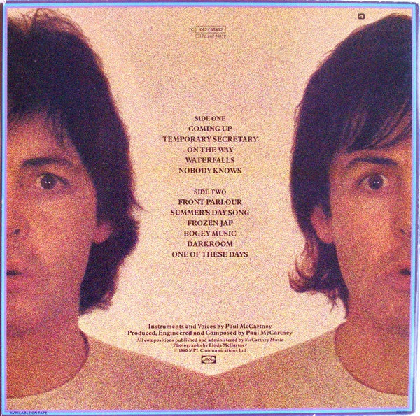 Paul McCartney ~ McCartney II (Vinyl) - Djungel & Jazz