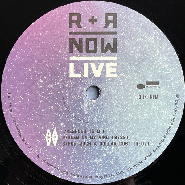 R+R=NOW : Live (2xLP, Album)