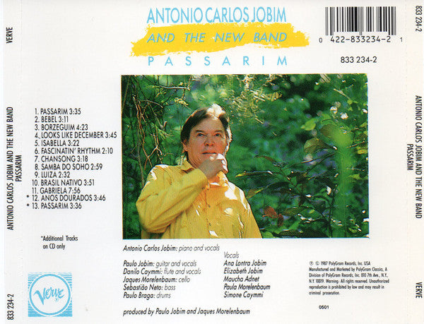 Antonio Carlos Jobim ~ Passarim (Vinyl) - Djungel & Jazz
