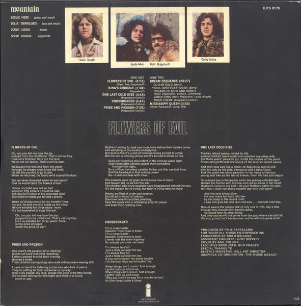 Mountain ~ Flowers Of Evil (Vinyl) - Djungel & Jazz