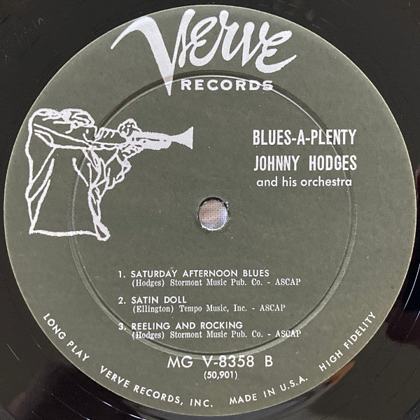 Johnny Hodges : Blues-A-Plenty (LP, Mono)