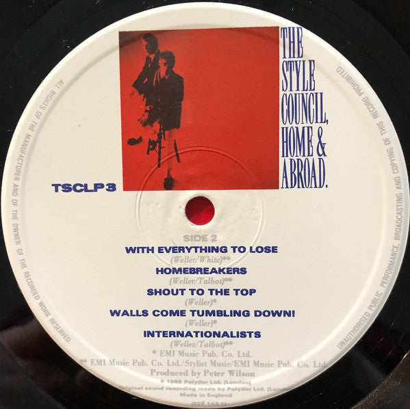 The Style Council : Home & Abroad. (LP, Album)