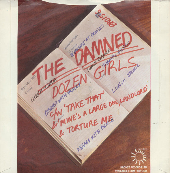 The Damned ~ Dozen Girls (Vinyl) - Djungel & Jazz