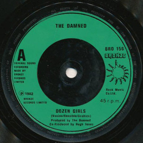 The Damned ~ Dozen Girls (Vinyl) - Djungel & Jazz