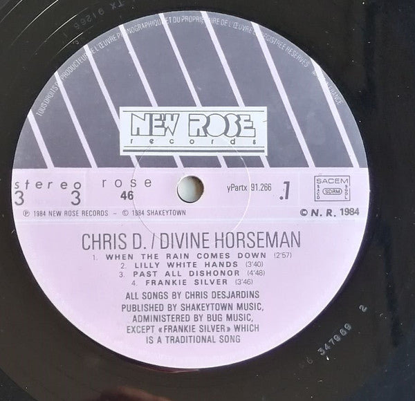 Chris D. / Divine Horsemen ~ Time Stands Still (Vinyl) - Djungel & Jazz