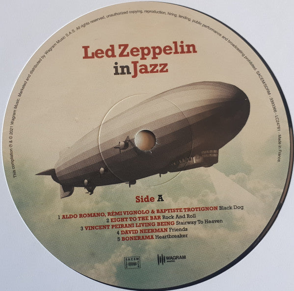 Various ~ Led Zeppelin In Jazz - A Jazz Tribute To Led Zeppelin (Vinyl) - Djungel & Jazz