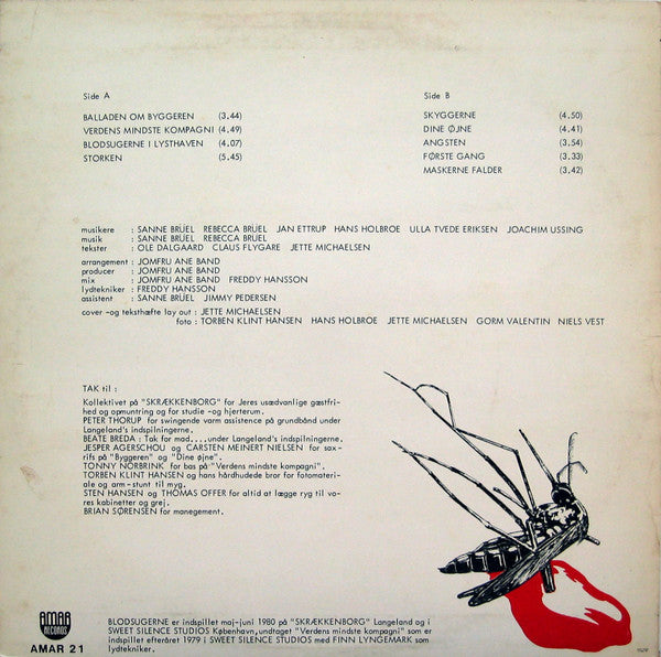 Jomfru Ane Band ~ Blodsugerne (Vinyl) - Djungel & Jazz