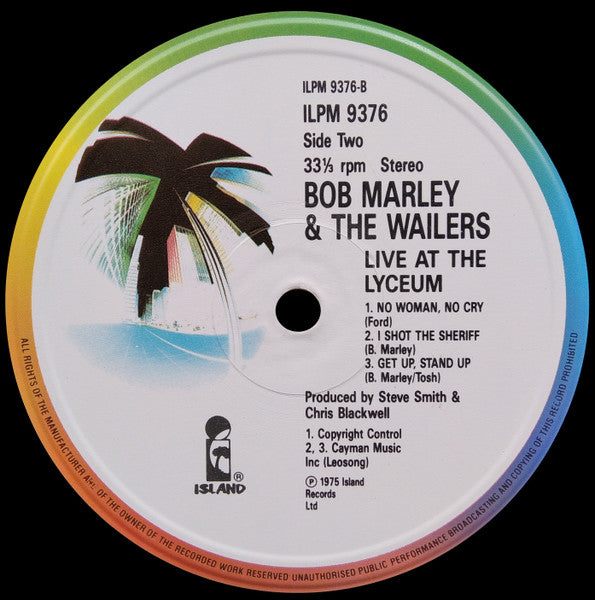 Bob Marley And The Wailers ~ Live! (Vinyl) - Djungel & Jazz