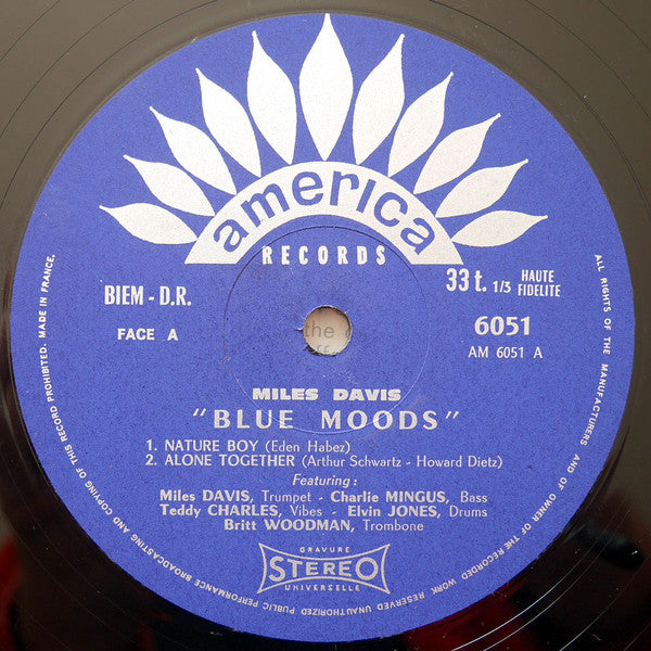 Miles Davis : Blue Moods (LP, Album, RE)