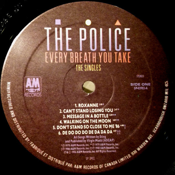 The Police ~ Every Breath You Take (The Singles) (Vinyl) - Djungel & Jazz