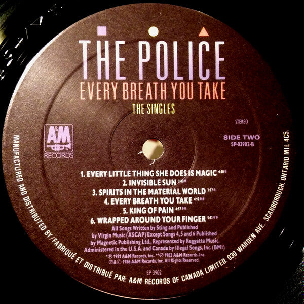 The Police ~ Every Breath You Take (The Singles) (Vinyl) - Djungel & Jazz