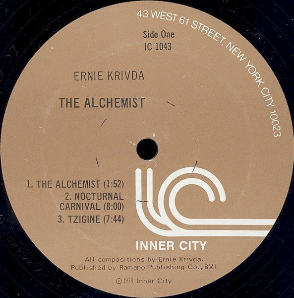 Ernie Krivda : The Alchemist (LP, Album)