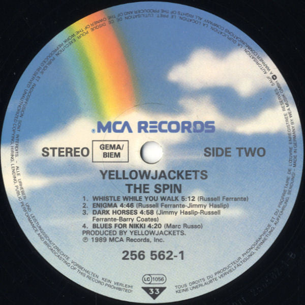 Yellowjackets ~ The Spin (Vinyl) - Djungel & Jazz