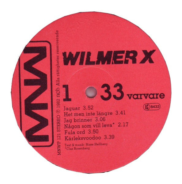 Wilmer X ~ Fula Fula Ord (Vinyl) - Djungel & Jazz