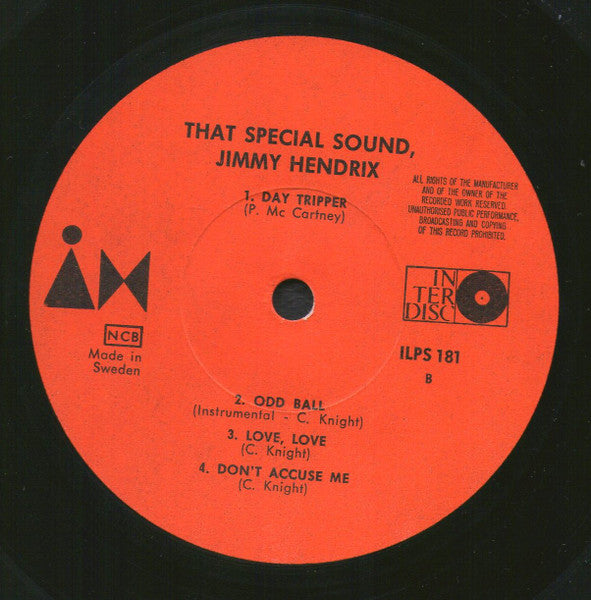Jimi Hendrix & Curtis Knight : That Special Sound (LP, Comp)