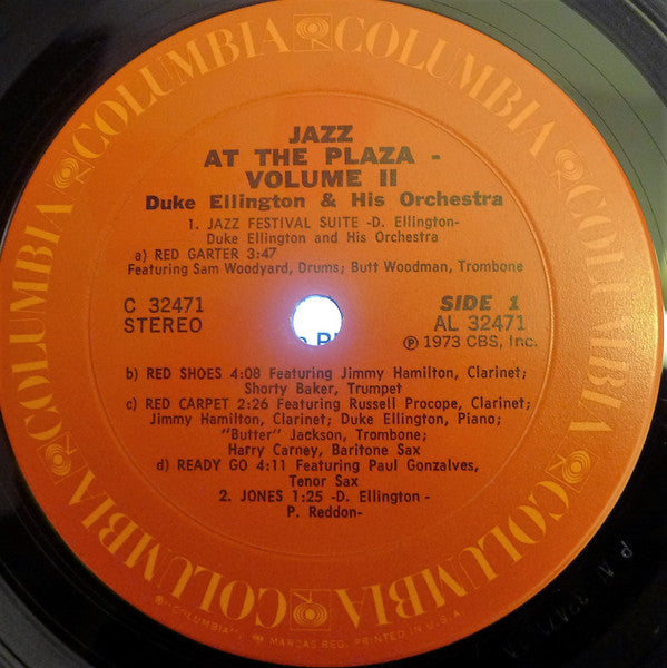 Duke Ellington & His Orchestra* : Jazz At The Plaza Vol. II (LP, Album, Pit)