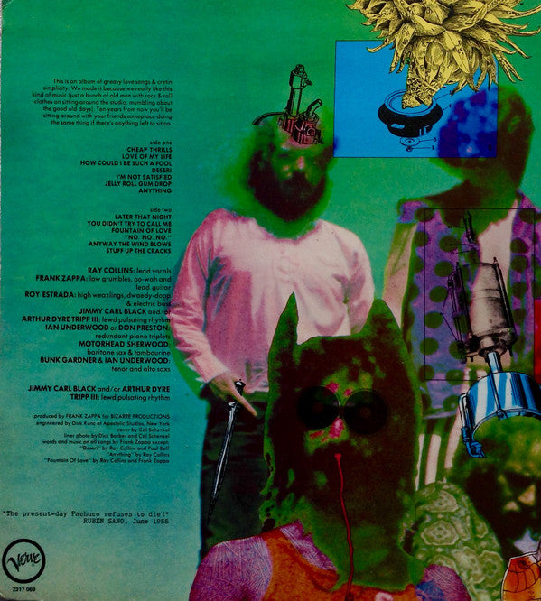 The Mothers Of Invention ~ Cruising With Ruben & The Jets (Vinyl) - Djungel & Jazz