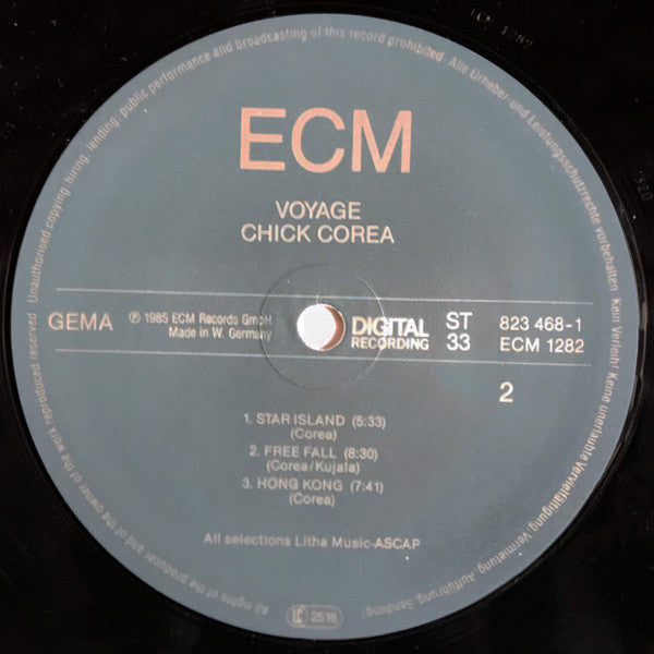 Chick Corea, Steve Kujala ~ Voyage (Vinyl) - Djungel & Jazz