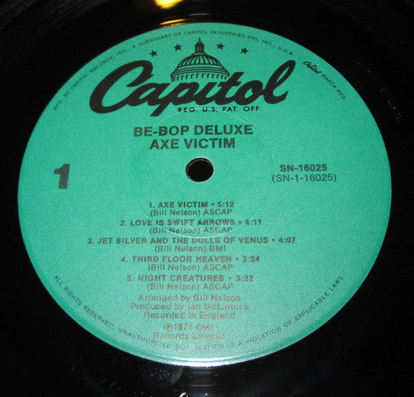 Be-Bop Deluxe ~ Axe Victim (Vinyl) - Djungel & Jazz