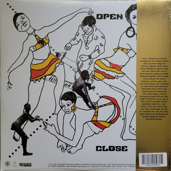 Fela Ransome-Kuti And The Africa &#039;70 ~ Open & Close (Vinyl) - Djungel & Jazz