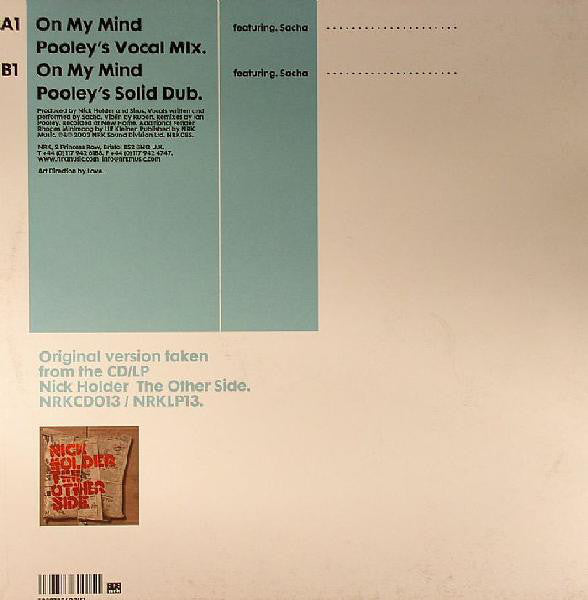 Nick Holder Featuring Sacha ~ On My Mind (Ian Pooley Mixes) (Vinyl) - Djungel & Jazz