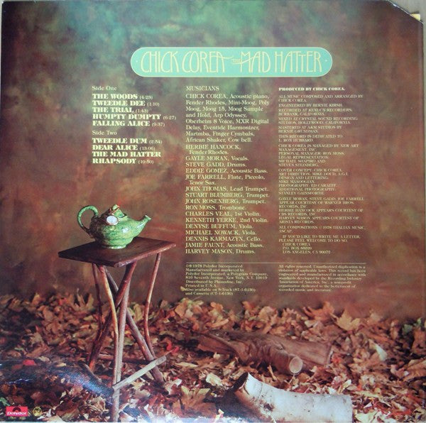 Chick Corea ~ The Mad Hatter (Vinyl) - Djungel & Jazz