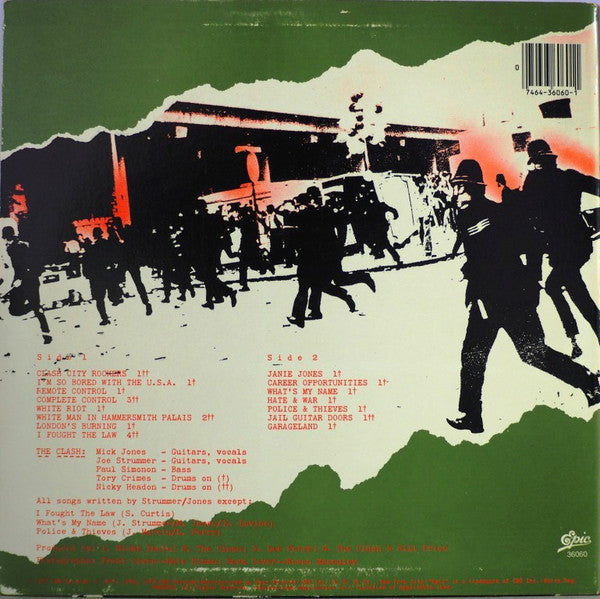 The Clash : The Clash (LP, Album, Pit + 7", Promo, Pit)