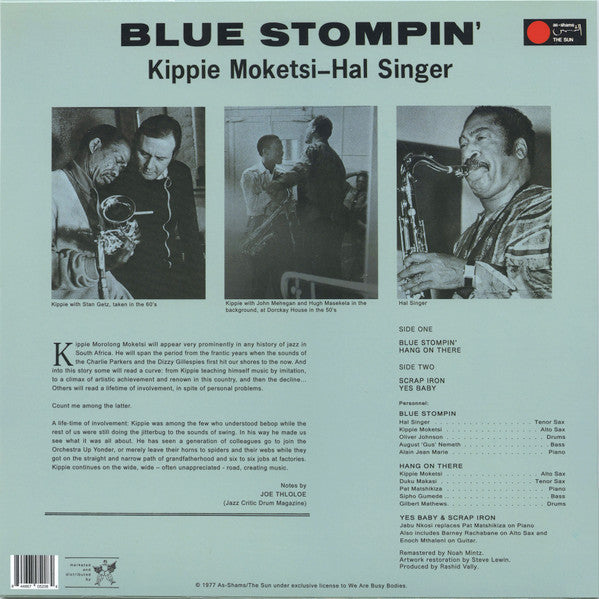 Kippie Moketsi - Hal Singer ~ Blue Stompin' (Vinyl) - Djungel & Jazz