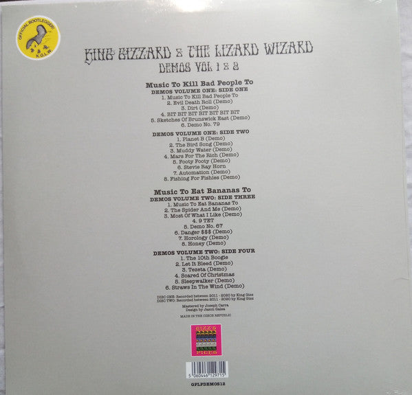 King Gizzard And The Lizard Wizard ~ Demos Vol. 1 + Vol. 2 (Vinyl) - Djungel & Jazz