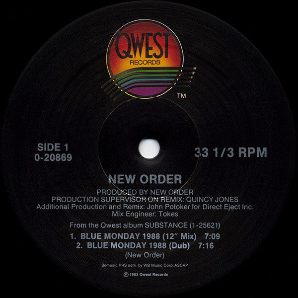 New Order ~ Blue Monday 1988 (Vinyl) - Djungel & Jazz