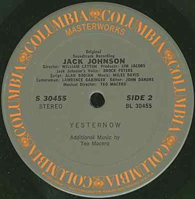 Miles Davis : Jack Johnson (Original Soundtrack Recording) (LP, Album, Ter)
