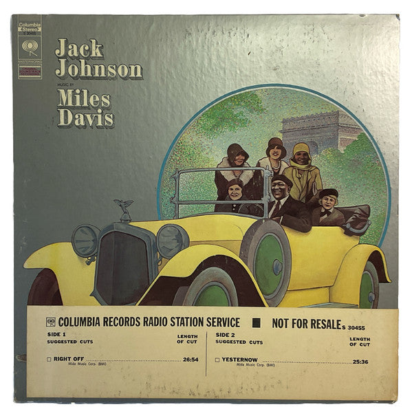 Miles Davis : Jack Johnson (Original Soundtrack Recording) (LP, Album, Ter)