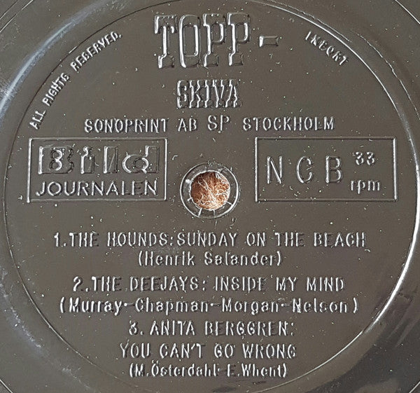 The Hounds , The Deejays, Anita Berggren ~ Bildjournalen Topp-Skiva [#5] (Vinyl) - Djungel & Jazz