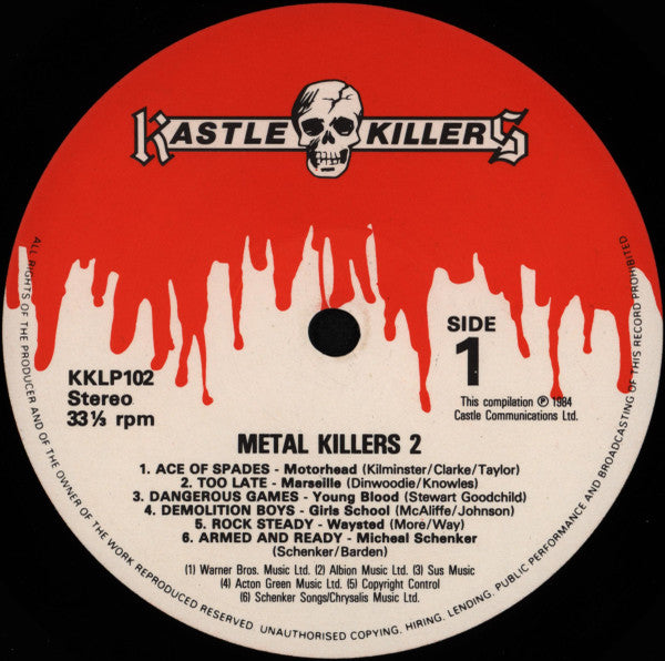 Various ~ Metal Killers II (Vinyl) - Djungel & Jazz