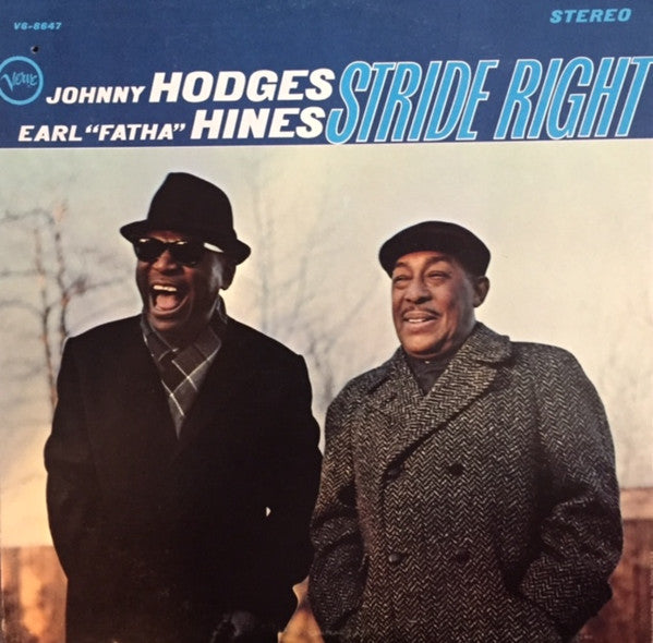 Johnny Hodges, Earl Hines ~ Stride Right (Vinyl) - Djungel & Jazz
