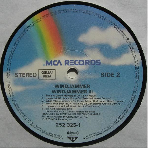 Windjammer ~ Windjammer III (Vinyl) - Djungel & Jazz