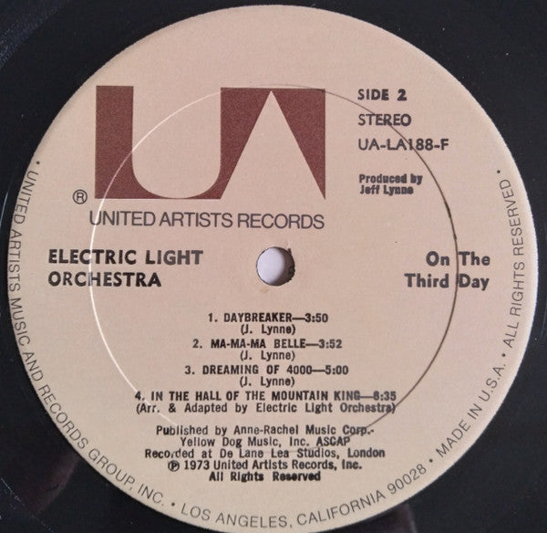 Electric Light Orchestra ~ On The Third Day (Vinyl) - Djungel & Jazz