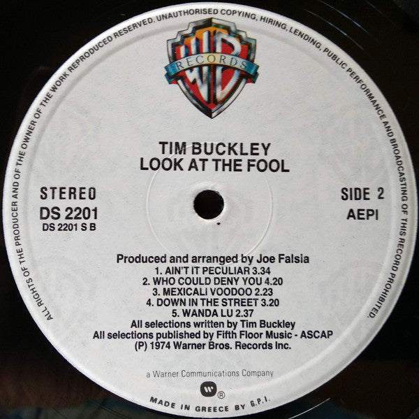 Tim Buckley ~ Look At The Fool (Vinyl) - Djungel & Jazz