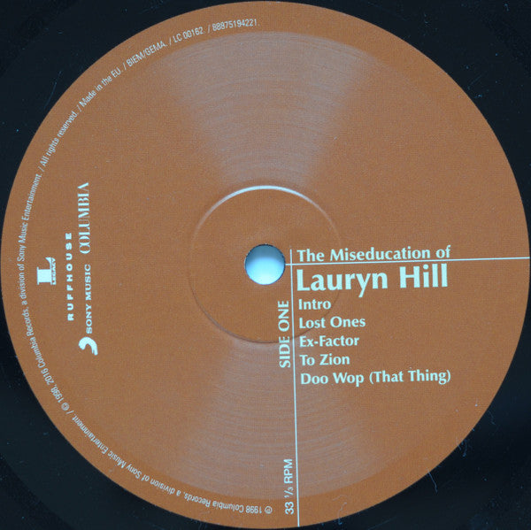 Lauryn Hill ~ The Miseducation Of Lauryn Hill (Vinyl) - Djungel & Jazz