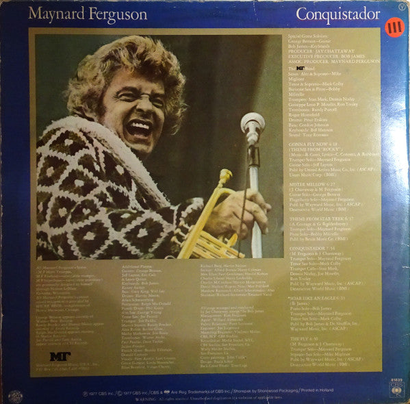 Maynard Ferguson ~ Conquistador (Vinyl) - Djungel & Jazz