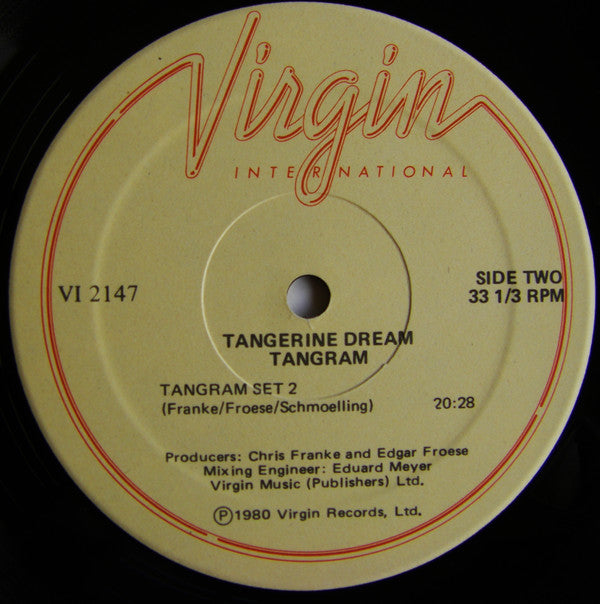 Tangerine Dream ~ Tangram (Vinyl) - Djungel & Jazz
