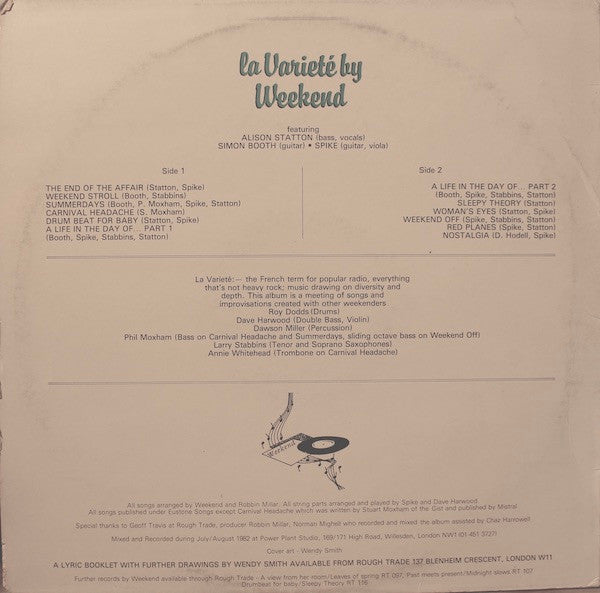 Weekend ~ La Varieté (Vinyl) - Djungel & Jazz