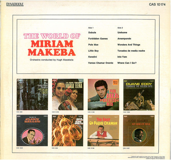 Miriam Makeba ~ The World Of Miriam Makeba (Vinyl) - Djungel & Jazz