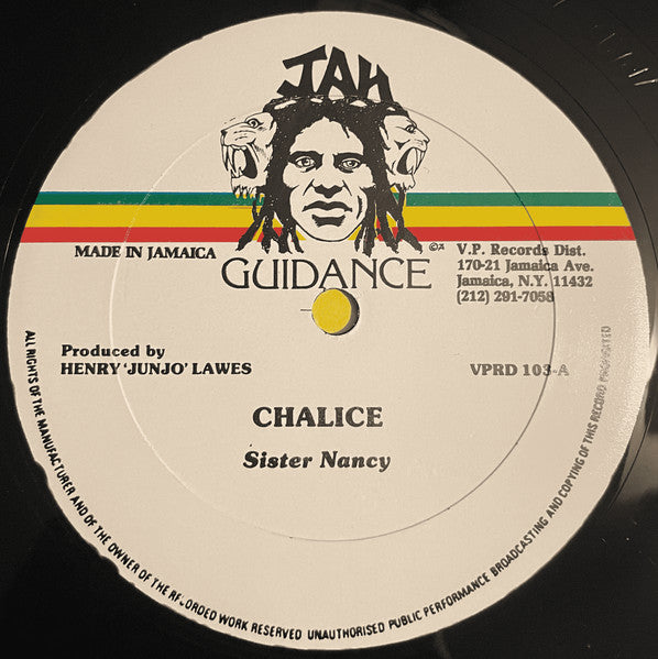 Sister Nancy ~ Chalice / Dance Pon The Corner (Vinyl) - Djungel & Jazz