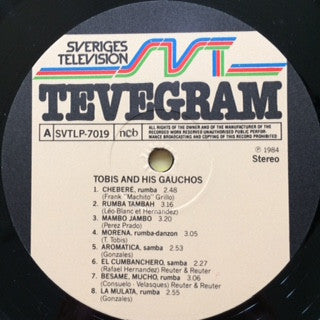Tobis And His Gauchos ~ Latin American Rhythms (Vinyl) - Djungel & Jazz