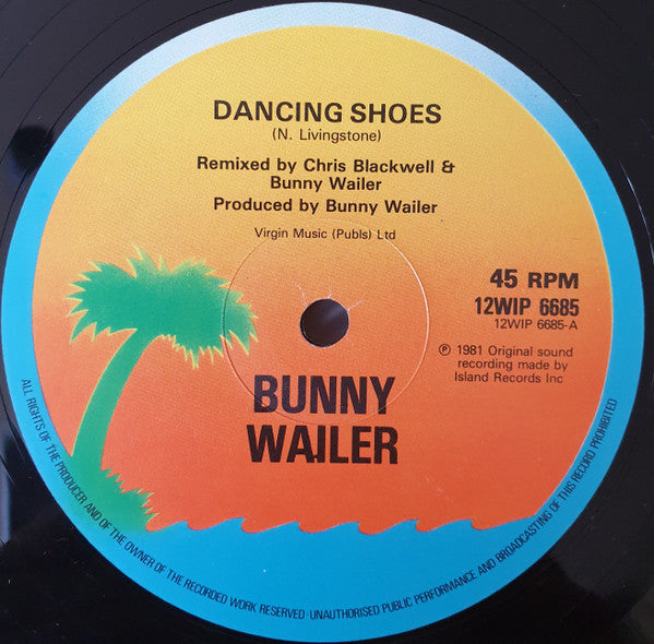 Bunny Wailer : Dancing Shoes / Walk The Proud Land (12")